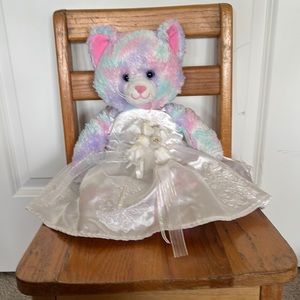 Build A Bear Wedding Dress and Bouquet. *Doll Not Included*
